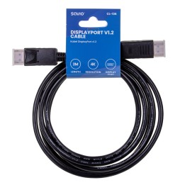 Savio CL-136 DisplayPort cavo 2 m nero