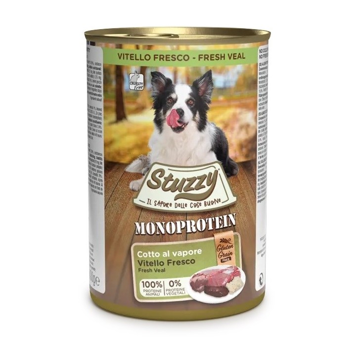 STUZZY Monoprotein Vitello - cibo umido per cani - 400 g