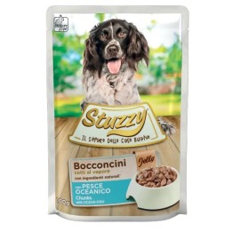 STUZZY Pesce di mare in gelatina - cibo umido per cani - 100g