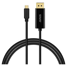 Savio CL-207 USB cavo 2 m USB C nero