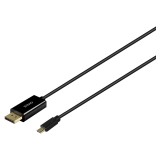 Savio CL-207 USB cavo 2 m USB C nero
