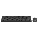 Savio KB-03 Tastiera e mouse inclusi per casa/ufficio USB QWERTY US inglese nero