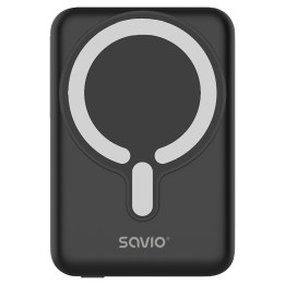 Savio POWERBANK BA-12 10000 mAh magnetico nero