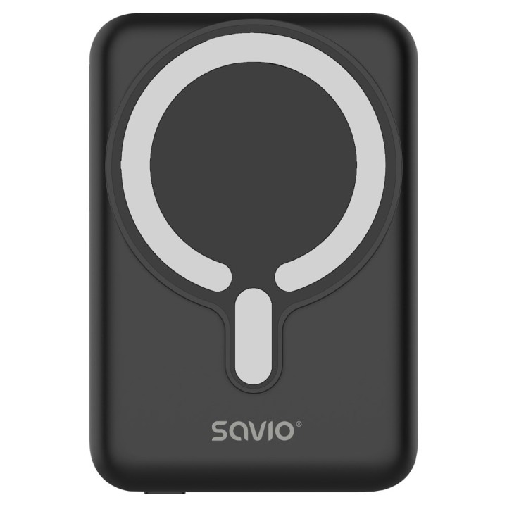 Savio POWERBANK BA-12 10000 mAh magnetico nero