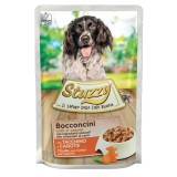 STUZZY Bocconi con tacchino e carote - cibo umido per cani - 100 g