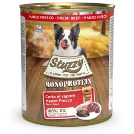 STUZZY Monoprotein Manzo - cibo umido per cani - 800g