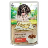 STUZZY Bocconi con manzo - cibo umido per cani - 100 g