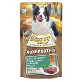 STUZZY Monoprotein Vitello con barbabietola - cibo umido per cani - 150g