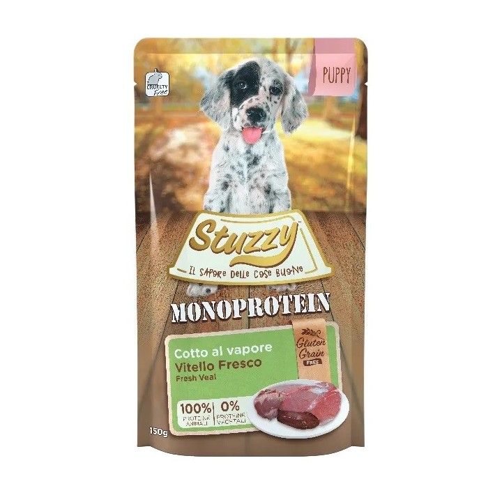 STUZZY Monoprotein Puppy Vitello - cibo umido per cani - 150 g