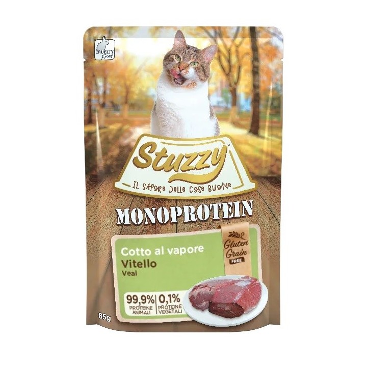 STUZZY Monoprotein Vitello - cibo umido per gatti - 85 g