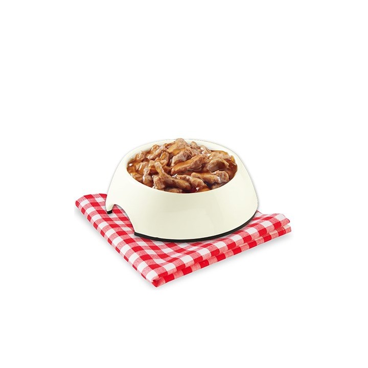 STUZZY Sfilacciati con carne di pesce bianco - cibo umido per cani - 100g