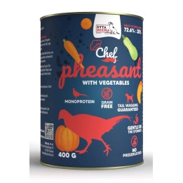 SYTA MICHA Chef Fagiano con verdure - cibo umido per cani - 400g