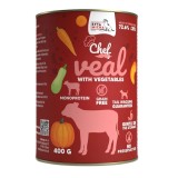 SYTA MICHA Chef Vitello con verdure - cibo umido per cani - 400g
