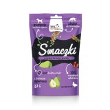 SYTA MICHA Snack anatra, mirtillo rosso e pera - snack per cani - 80 g