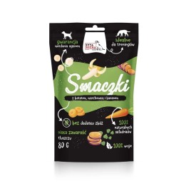 SYTA MICHA Vege Snack con patata dolce, carota e banana - snack per cani - 80 g