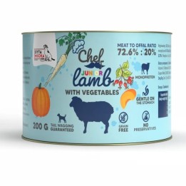 SYTA MICHA Chef Junior Agnello con verdure Mono - cibo umido per cani - 200g