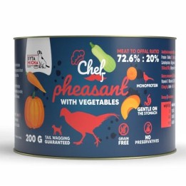 SYTA MICHA Chef Fagiano con verdure Mono - cibo umido per cani - 200g