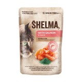SHELMA con salmone in salsa - cibo umido per gatti - 85g