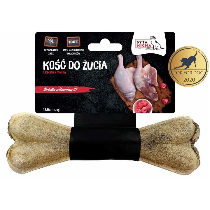 SYTA MICHA Anatra con lamponi - un premio per cani - 13.5 cm
