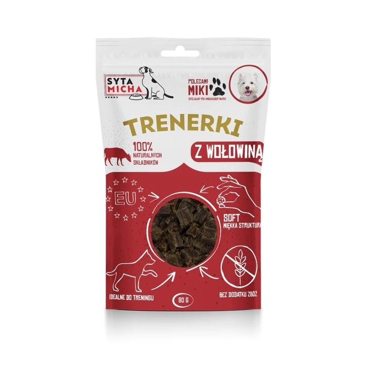 SYTA MICHA snack per cani con manzo - 80g
