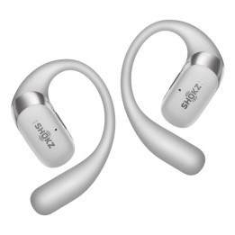 SHOKZ OpenFit 2+ cuffie wireless con gancio auricolare in-ear chiamate/musica Bluetooth grigio