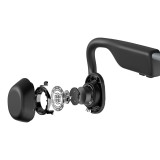 SHOKZ OpenMove cuffie wireless con fascia al collo per sport Bluetooth grigie