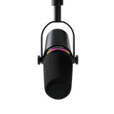 Shure MV7+-K-BNDL - microfono da lectern/vocale con connettore XLR/USB-C nero + supporto da tavolo GATOR