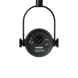 Shure MV7+-K-BNDL - microfono da lectern/vocale con connettore XLR/USB-C nero + supporto da tavolo GATOR