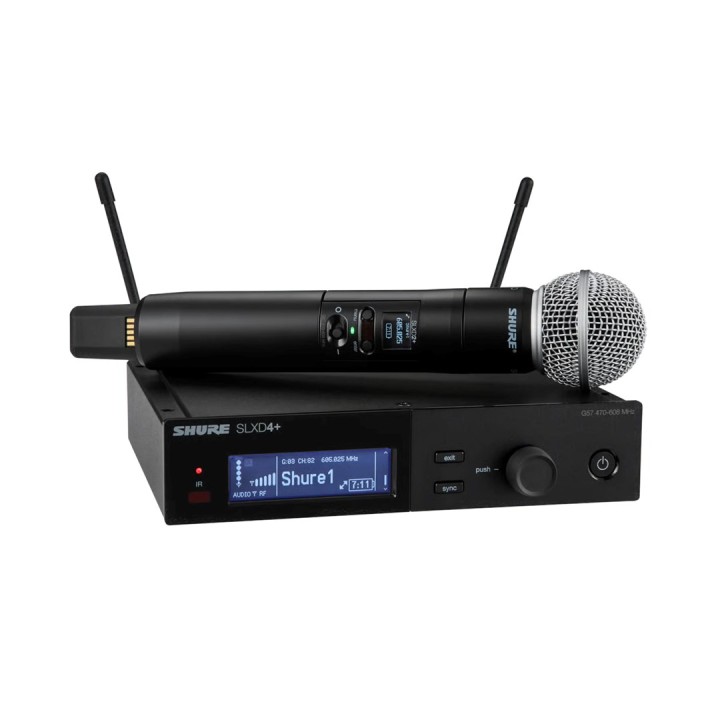 Shure SLXD24+E/58-G65 - sistema wireless digitale con trasmettitore/microfono portatile (470–606 MHz)