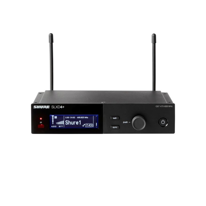 Shure SLXD24+E/58-G65 - sistema wireless digitale con trasmettitore/microfono portatile (470–606 MHz)