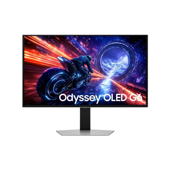 Samsung G60SF Monitor per computer 68.6 cm (27 ) 2560 x 1440 pixel Quad HD OLED argento