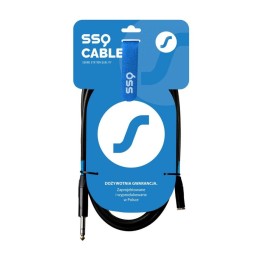 SSQ JSG3 - Cavo Jack Stereo 3 5 mm - Jack stereo 6 3 mm 3 m
