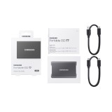 Samsung SSD portatile T7 2 TB USB Type-C 3.2 Gen 2 (3.1 Gen 2) grigio