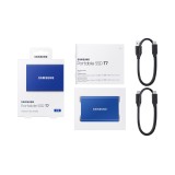 Samsung SSD portatile T7 2 TB USB Type-C 3.2 Gen 2 (3.1 Gen 2) blu