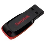 SanDisk Cruzer Blade USB chiavetta flash 64 GB USB Type-A 2.0 nero rosso