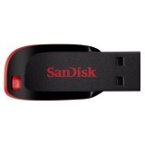SanDisk Cruzer Blade USB chiavetta flash 64 GB USB Type-A 2.0 nero rosso