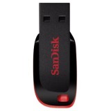 SanDisk Cruzer Blade USB chiavetta flash 64 GB USB Type-A 2.0 nero rosso