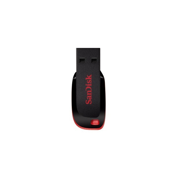SanDisk Cruzer Blade USB chiavetta flash 64 GB USB Type-A 2.0 nero rosso