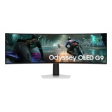 Samsung S49DG910SU monitor per computer 124.5 cm (49 ) 5120 x 1440 pixel Dual QHD OLED argento