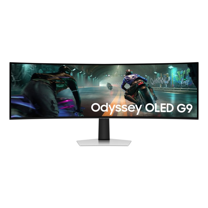 Samsung S49DG910SU monitor per computer 124.5 cm (49 ) 5120 x 1440 pixel Dual QHD OLED argento