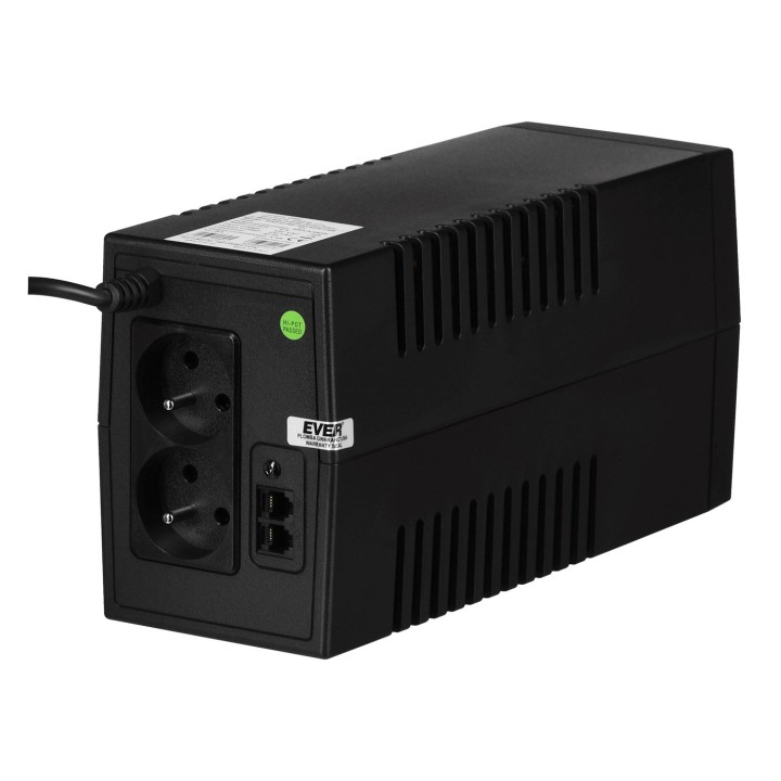 Ever EASYLINE 850 AVR USB Line-Interactive 0.85 kVA 480 W 2 AC prese