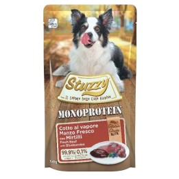 STUZZY Monoprotein Manzo con mirtilli - cibo umido per cani - 150 g
