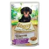 STUZZY Sfilacciati Vitello con pasta - cibo umido per cani - 100g