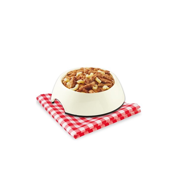 STUZZY Sfilacciati Vitello con pasta - cibo umido per cani - 100g