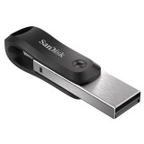 SanDisk iXpand USB chiavetta flash 64 GB USB Type-A / Lightning 3.2 Gen 2 (3.1 Gen 2) nero argento