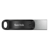 SanDisk iXpand USB chiavetta flash 64 GB USB Type-A / Lightning 3.2 Gen 2 (3.1 Gen 2) nero argento