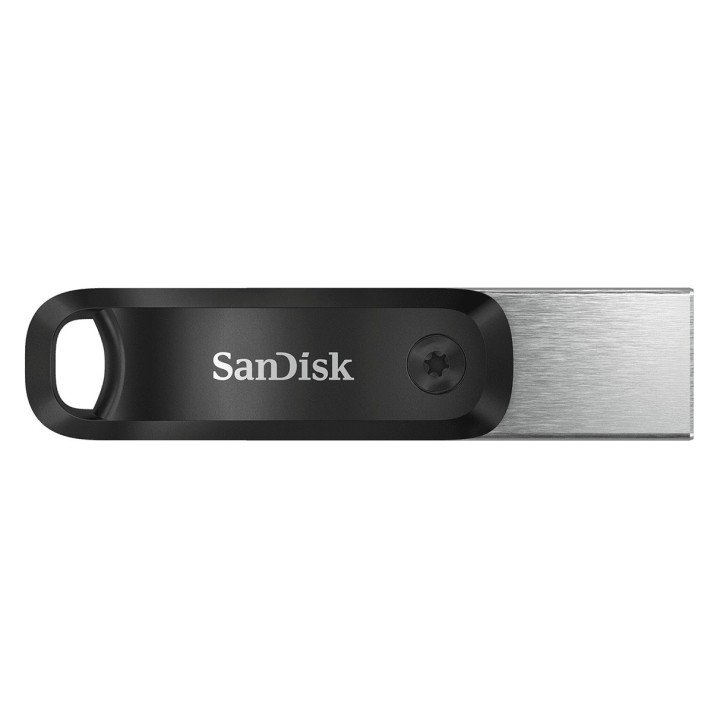SanDisk iXpand USB chiavetta flash 64 GB USB Type-A / Lightning 3.2 Gen 2 (3.1 Gen 2) nero argento