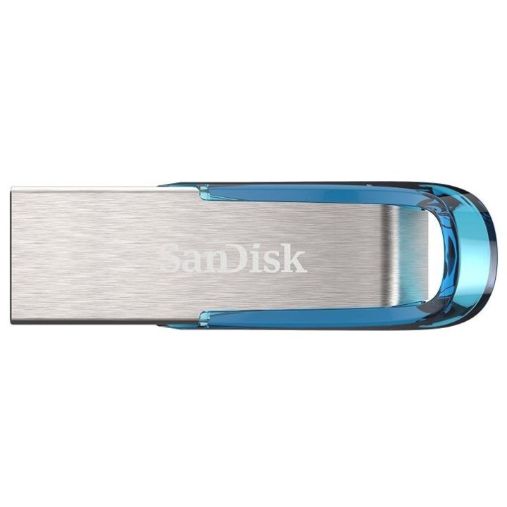 SanDisk Ultra Flair USB chiavetta flash 128 GB USB Type-A 3.2 Gen 1 (3.1 Gen 1) blu argento