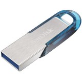SanDisk Ultra Flair USB chiavetta flash 128 GB USB Type-A 3.2 Gen 1 (3.1 Gen 1) blu argento
