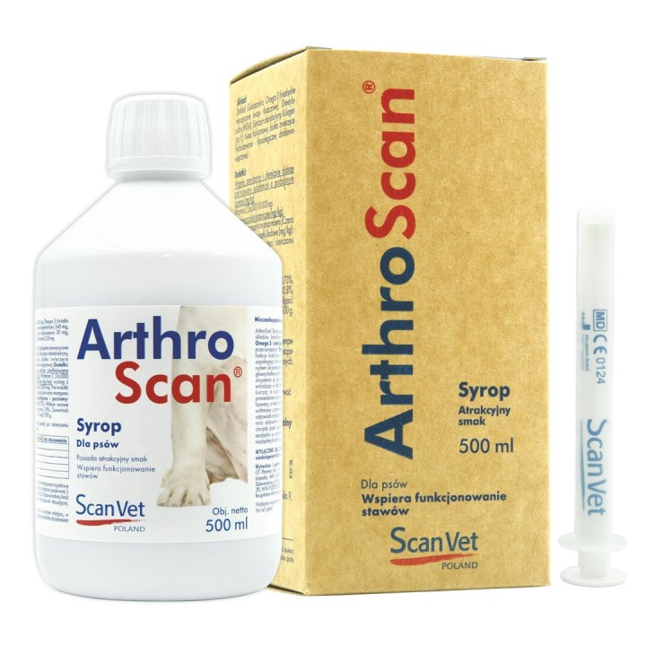 SCANVET ArthroScan Syrop - Integratori per cani - 500ml